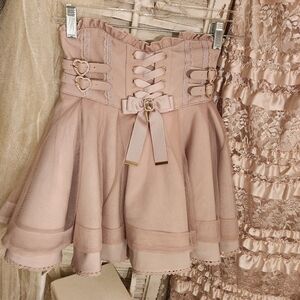 ♡ nwt rare liz lisa hearts mini skirt ♡